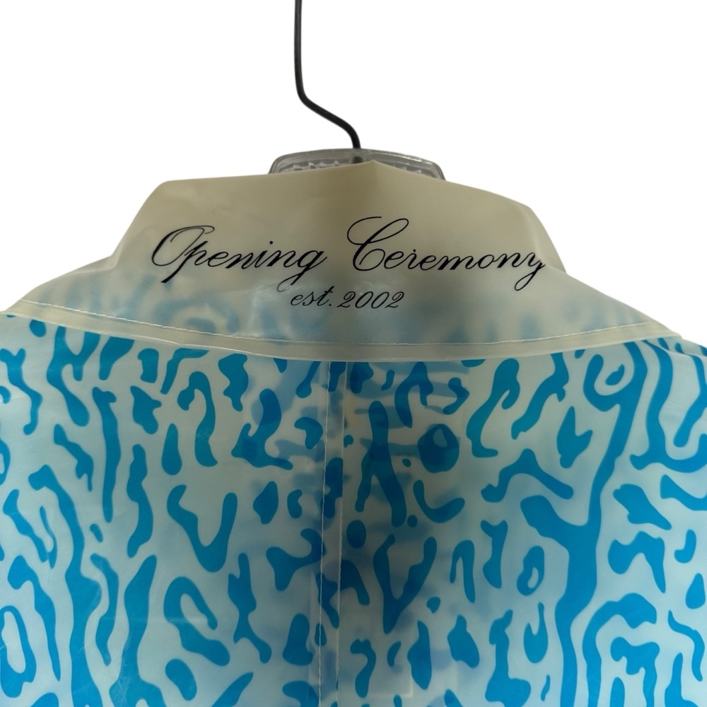 Opening Ceremony x Rains Animal Print Rain Coat size xs/s - Picture 5 of 7